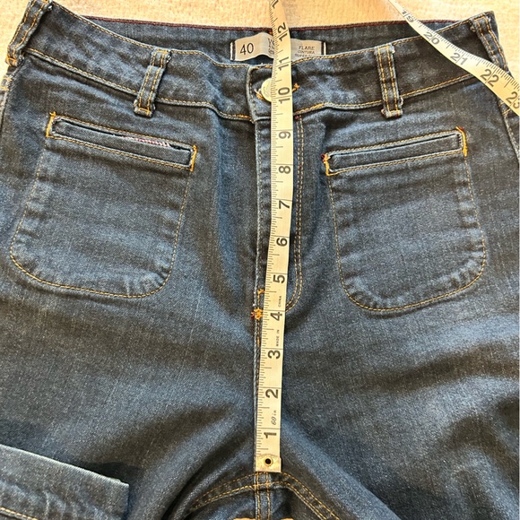 High Rise Flare Cotton Jeans - Picture 9 of 11